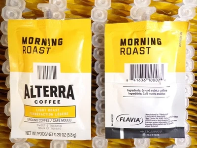 New Lot 200 Morning Roast Alterra Coffee June 2026 Fresh Packs FLAVIA