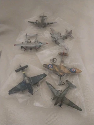 Colección de aviones militares diecast Mustang, Flying Tigers, Memphis Belle #18 Foto 1 de 4