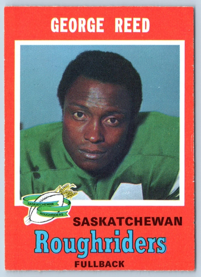 GEORGE REED 1971 O-PEE-CHEE CFL FOOTBALL #103 EX+              74425 - Image 1 of 2