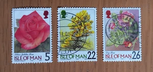 Complete Isle of Man used stamp set: 1999 Flowers - Picture 1 of 1