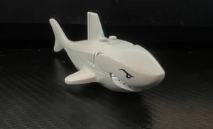 LEGO GIANT GREAT WHITE SHARK Minifigure Large Ocean Fish Animal 6243 & 8633 - Picture 1 of 6