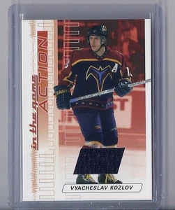 03-04 2003-04 EN EL JUEGO ACCIÓN VYACHESLAV KOZLOV JERSEY RUBY /500 THRASHERS - Imagen 1 de 1