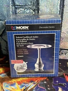 Moen Decorator Series Pedestal Toothbrush Holder Solid Brass Y4704CP 1998 - Picture 1 of 3