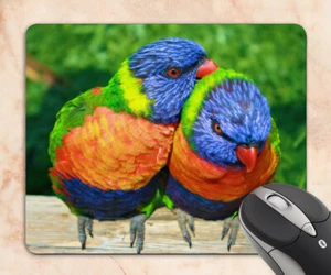 Rainbow Lorikeets Mouse Pad Mouse Mat - Picture 1 of 3