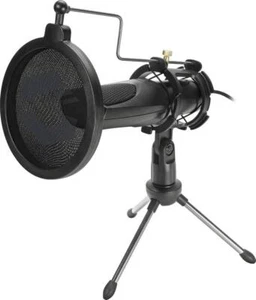 SPEEDLINK AUDIS Streaming Mikrofon Stoßdämpfendes Stativ omnidirektional schwarz - Bild 1 von 5
