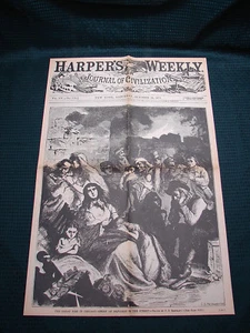 OPC 1871 Harper's Weekly Newspaper Front Page Reprint - Picture 1 of 3
