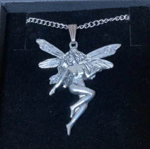 Fairy Silver Pewter Pendant On A Chain (P) - Picture 1 of 3