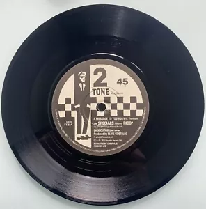THE SPECIALS,-A MESSAGE TO YOU RUDY-UK Paper Label, TT5,1979. Ska, 2 Tone. - Picture 1 of 5