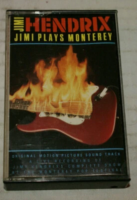 Jimi Hendrix Plays Monterey Soundtrack Casette 1986 Reprise ‎4-25358 Vg+ Oop - Image 1 of 4