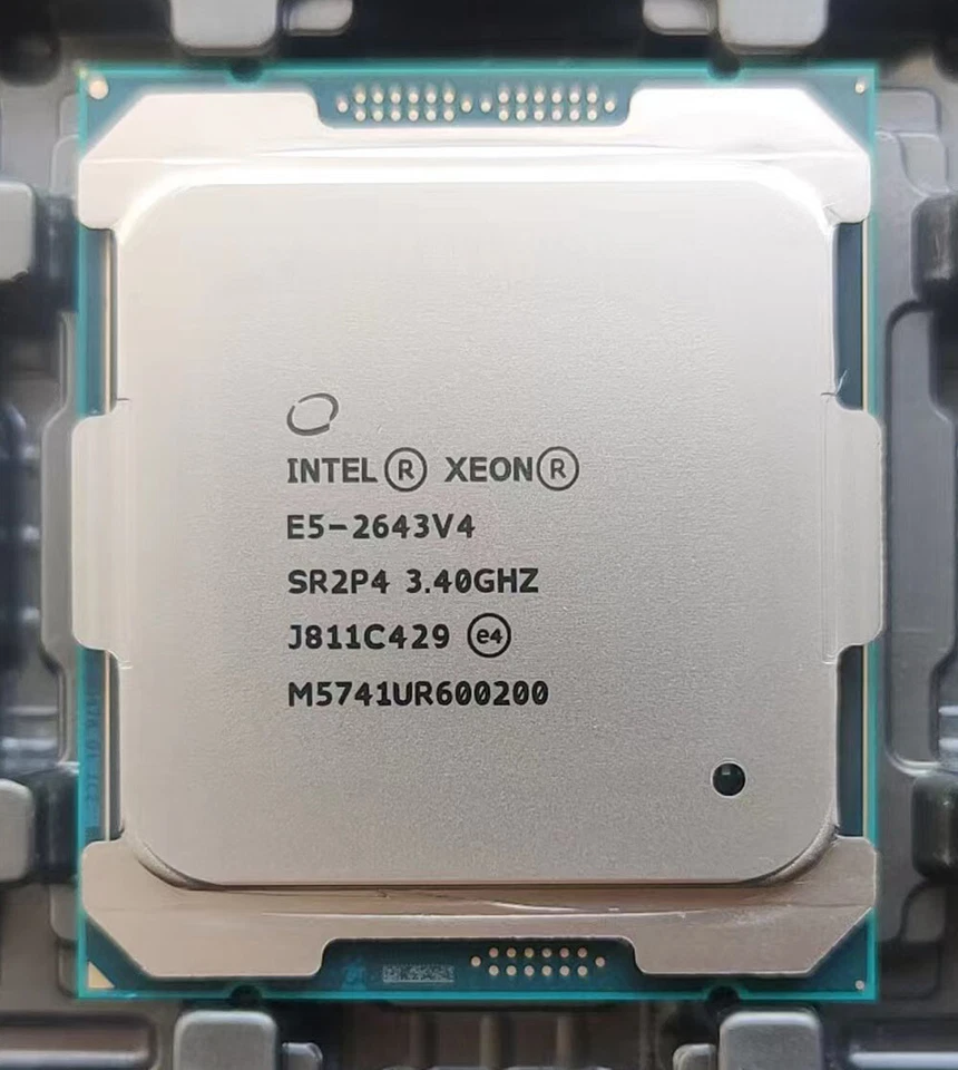 Intel Xeon E5-2643 V4 6 core 12 threads 135W 3.40GHz LGA-2011-3 CPU processor - Image 1 of 1