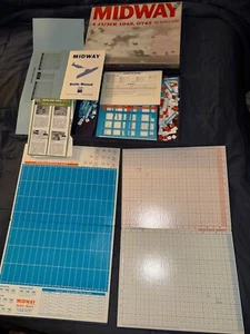 Midway Naval-Air Battle Strategy Game Avalon Hill Board Game World War II WW2 - Picture 1 of 4