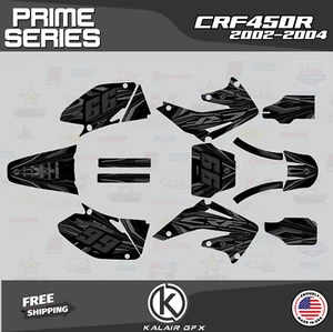 Kit de gráficos para Honda CRF450R (2002-2004) serie Prime - humo - Imagen 1 de 4