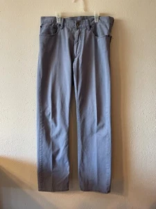 Polo Ralph Lauren Jeans Men's Size 33/32 Light Blue Frayed Straight Leg Pants - Picture 1 of 16