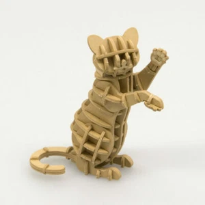 SIGUMI Si-gu-mi Paper Art - Standing Cat - Picture 1 of 4