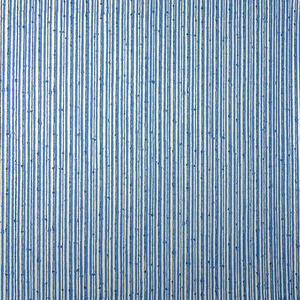 MID-CENTURY MODERN WALLPAPER VINTAGE BLUE PINSTRIPE POP ART BIG ROLL 80 SqFt - Picture 1 of 3