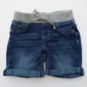 Pantalones Cortos de Jean Justice Suave Azul Denim Cintura Elásica Dobladillo Enrollado Niña Talla 8S - Imagen 1 de 3