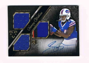 2014 Triple Threads #155 Sammy Watkins Bills Rookie Jersey & Auto Card 77/99 - Picture 1 of 2