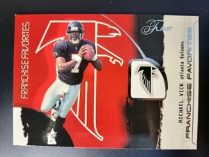 Tarjeta Fleer Flair Michael Vick 2002 favoritos de la franquicia #3 de 18 FF - Imagen 1 de 2