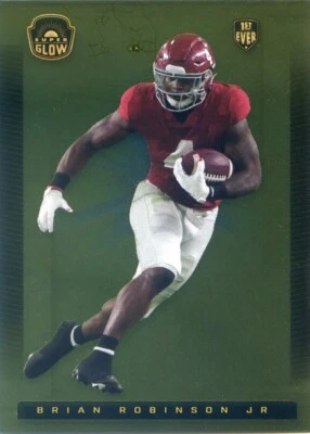 2021 Super Glow Sports BRIAN ROBINSON JR #27 1st Ever GOLD FOIL PARALLEL - Image 1 of 2
