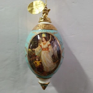 Bradford Editions Heirloom Ornaments ‘Someone to Watch Over Me" Angels Porcelain - Picture 1 of 13
