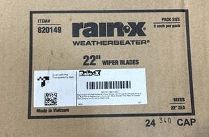Rain-X 820149 WeatherBeater Wiper Blades, 22" Windshield Wipers (Pack of 2) - Picture 1 of 2