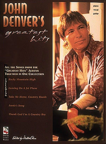 John Denver Greatest Hits钢琴乐谱吉他和弦歌词34首歌曲书 — 第 1/1 张图片