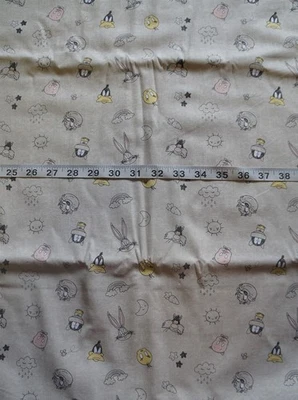 Looney Tunes Personajes Relacionados Elementos Warner Bros Tela Gris - 2 yardas Foto 1 de 2