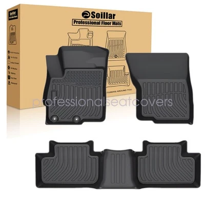 Alfombrillas forro para Mitsubishi Outlander Sport TPE 3D 2011-2024 1ª y 2ª fila Foto 1 de 4