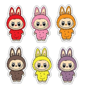 9x6cm 6pcs The Monsters Colour Set Vinyl Stickers Laptop Phone Books - Bild 1 von 3