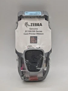 Cinta de impresora de tarjetas genuina Zebra YMCKO - 800350-550E para impresora de tarjetas ZC100/300 - Imagen 1 de 3