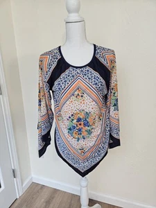 Vintage Mod 70s ILGWU Polyester Ladies Top Vintage medium - Picture 1 of 8