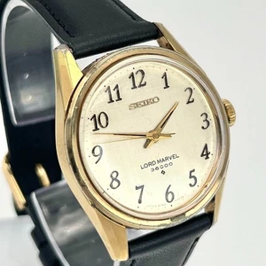 **NEAR MINT** Vintage 1975 Seiko Lord Marvel 36000 5740-8000 Manual 257236G - Bild 1 von 10