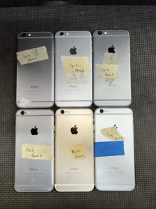 Six Apple iPhone 6 For Parts Only. Read Description - Afbeelding 1 van 2