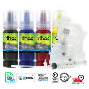 RIHAC Sublimation Ink Conversion Kit for Epson EcoTank 522 T522 printers Dampers - Picture 1 of 3