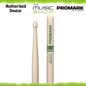 Pair of Promark Rebound 5A Raw Hickory Drumsticks - RBHR565AW (Drum Sticks) - Picture 1 of 6