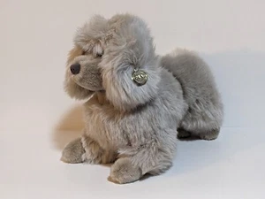 Gund Gray Stuffed Poodle Dog Loulou #1379 - Vintage 1988 - 13.5"  - Excellent   - Picture 1 of 8