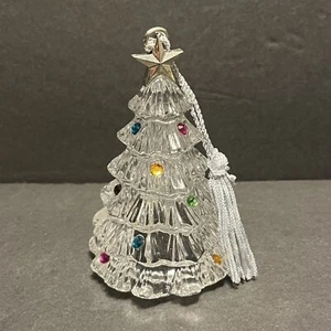 Full Lead Crystal w/Jewels & Sterling Star Ornament - Lenox - Picture 1 of 8