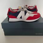 New Balance 327 Trainers Shoes Red White Wedge Flatform Boxed Women's/Girls UK 4