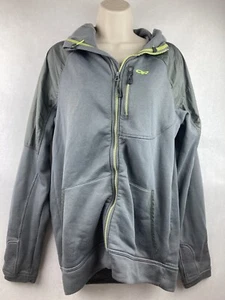 Outdoor Research Hooded Mens Jacket Size L Gray Hiking Camping Coat - Picture 1 of 6