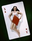 Karen Randle Leggy Barefoot Swimsuit Pin Up Ace of Diamonds playing card Photo