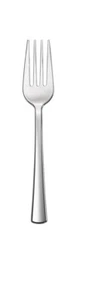 Einweg-Mini Fingerfood Gabeln metallisiert aus Plastik, 10 cm, Silber, 100 Stück - Bild 1 von 3