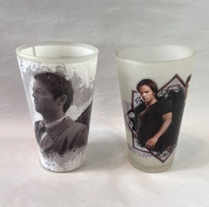 Supernatural Join The Hunt Pint Glasses Set Of 2 Castiel, Sam &Dean Just Funky - Picture 1 of 18