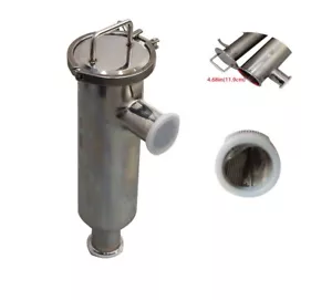 Filtro colador sanitario tipo L triple abrazadera acero inoxidable 100 malla pantalla 2"" nuevo - Imagen 1 de 17