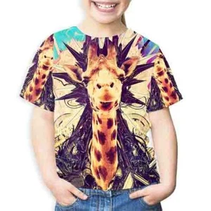 New Kids Tshirt Giraffe - Picture 1 of 3