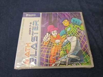 Math Blaster Ages 7-9 Edutainment for Adventurous Minds! PC Software Sealed New - Image 1 of 2