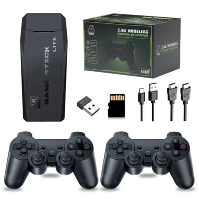 Video Game Console Retro 40000+ Games TV Stick 128G 4K HDMI 2Wireless Controller - Image 1 of 4
