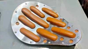 For Rich Phillips Leather Custom Chrome Chopper Bobber Custom Motorcycle Seat - Picture 1 of 6