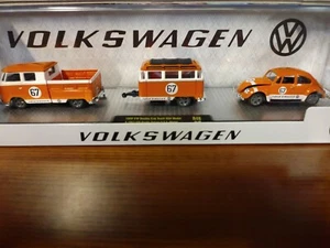M2 AUTO-HAULERS RELEASE 48 1960 VW SET 🆕 ORANGE - Picture 1 of 12