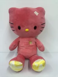 Build A Bear Hello Kitty Sunshine Coral Pink 18" Stuffed Plush Toy No Bow LOOK - Picture 1 of 16