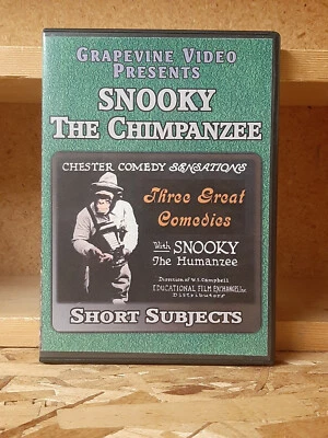 SNOOKY THE CHIMPANZEE SHORT SUBJECTS 1920-1921 DVD DVD-R Grapevine Video Comedy - Image 1 of 2
